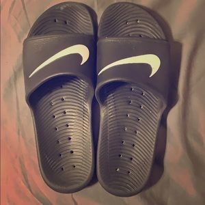 Nike Men Black Flip Flop Size 10
